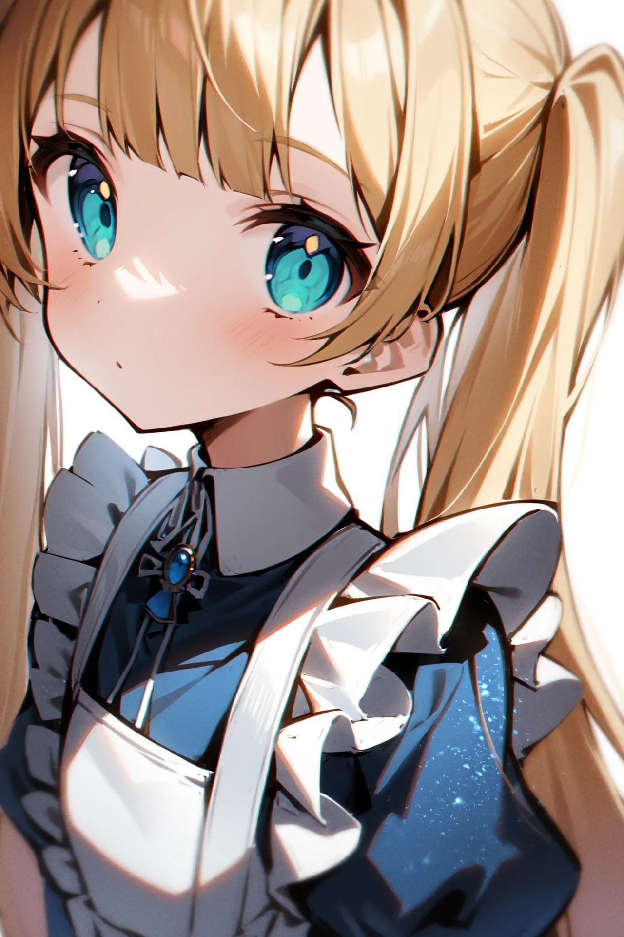 '1girl, close-up,\nblonde hair, twintails, blue dress, white apron,\nwhite background,\nAlice in glitterworld\nNegative prompt: (worst quality, low quality:1.4), nsfw\nSteps: 35, Sampler: DPM++ 2M SDE Karras, CFG scale: 7, Seed: 1, Size: 640x960, Model hash: 642b08ca49, Model: ConfusionXL2.0_fp16_vae, VAE hash: 63aeecb90f, VAE: sdxl_vae_0.9.safetensors, Denoising strength: 0.6, Clip skip: 2, Hires upscale: 2, Hires steps: 15, Hires upscaler: ESRGAN_4x, Eta: 0.68, Version: v1.7.0'